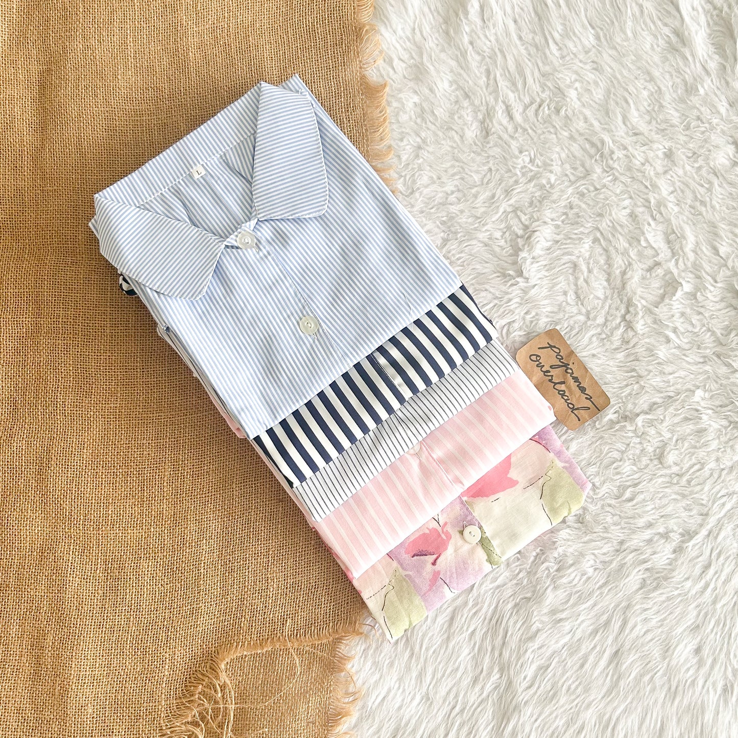 JULIANA PANTS | soft linen shortsleeves + pants buttondown set | PajamasOverload