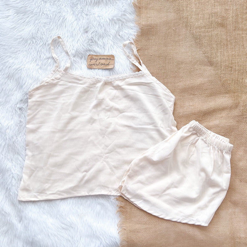 BLAIRE | challis sleeveless cami top + sexy shorts sleepwear set | PajamasOverload