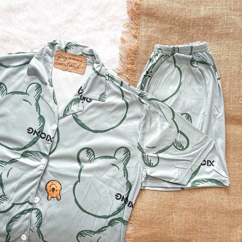 5 CHANDLER | polycotton shortsleeves + shorts pajama set | PajamasOverload