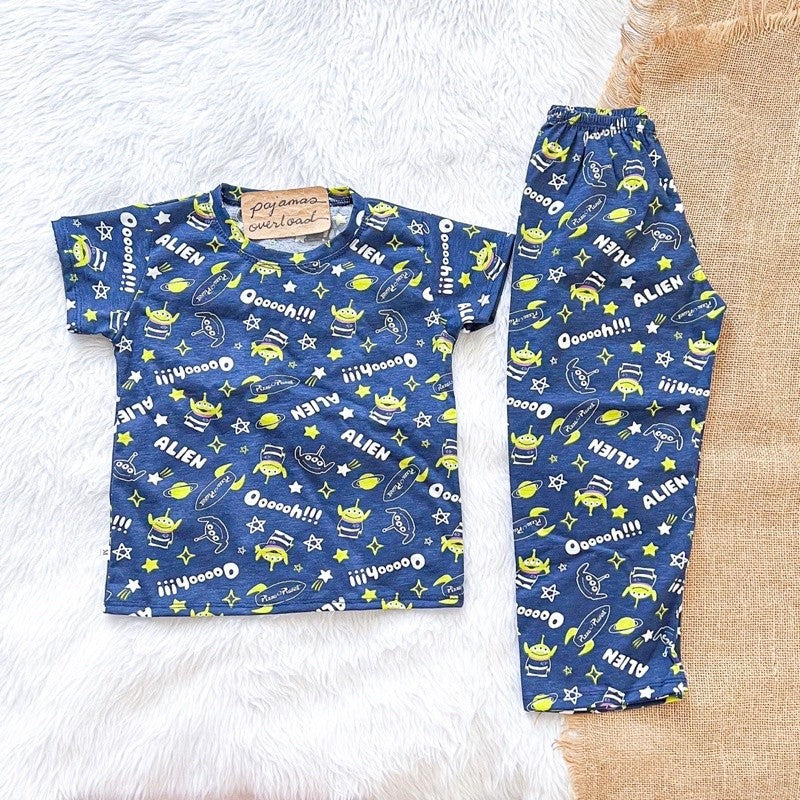 CAEL KIDS 2 | unisex tshirt + pants sleepwear pajama set | PajamasOverloadKids