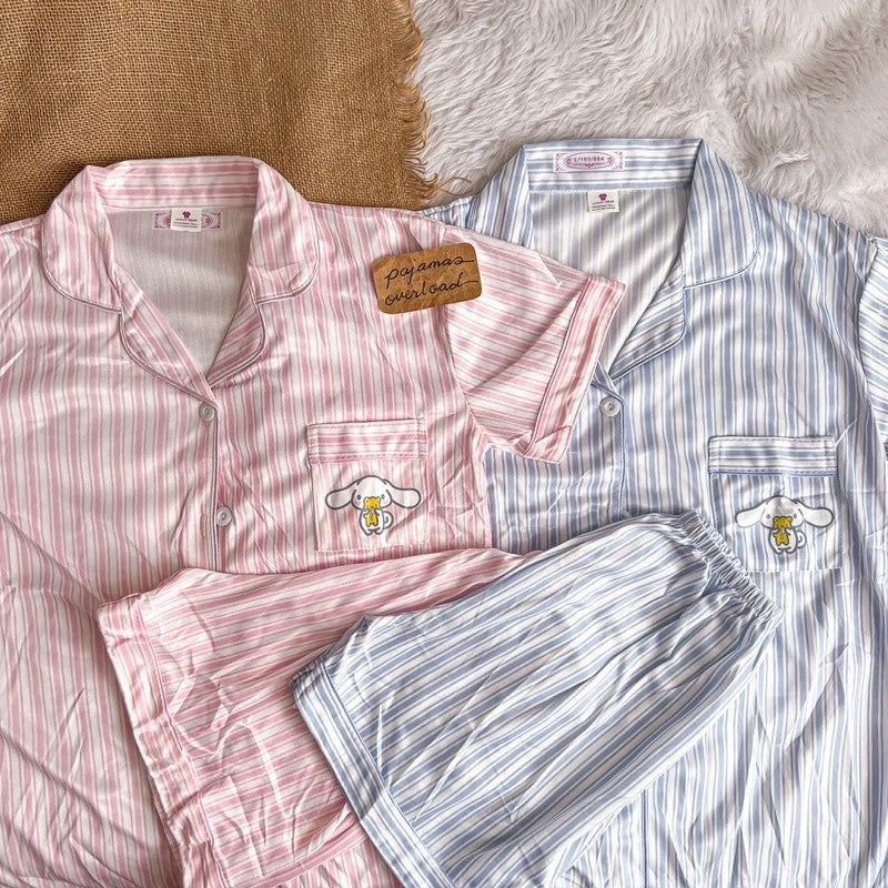 CHANDLER | polycotton shortsleeves + shorts pajama set | PajamasOverload