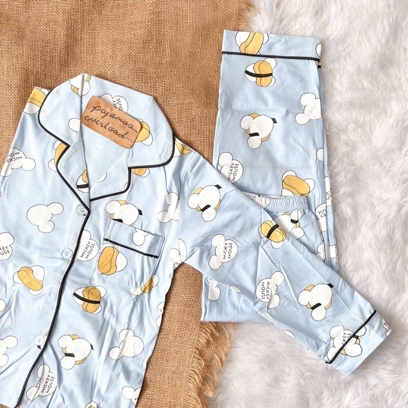 BINGO KIDS | polycotton longsleeves + pants sleepwear pajama set | PJOKIDS