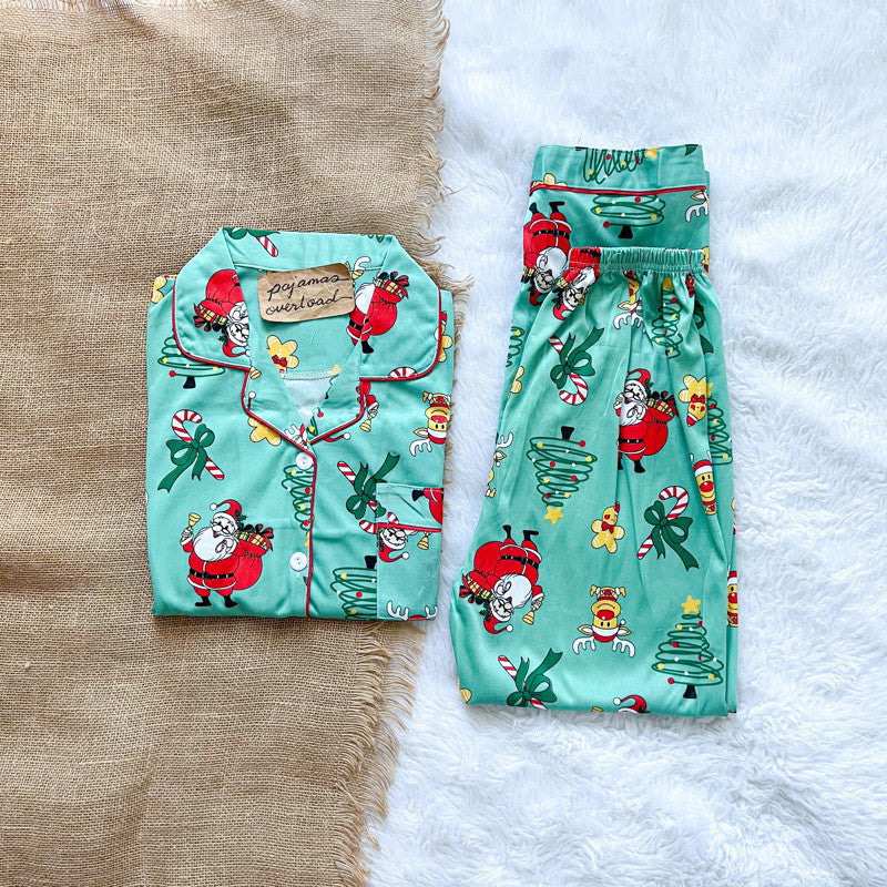 CHRISTMAS PANTS | polycotton shortsleeves + pants pajama set | PajamasOverload