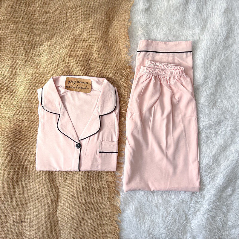 JOEY | polyspandex shortsleeves + pants sleepwear pajama set | PajamasOverload