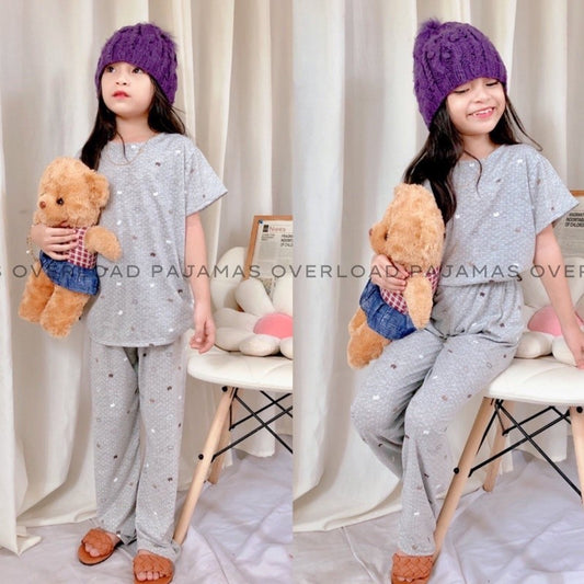 CAEL KIDS | unisex tshirt + pants pajama sleepwear set | PajamasOverloadKids