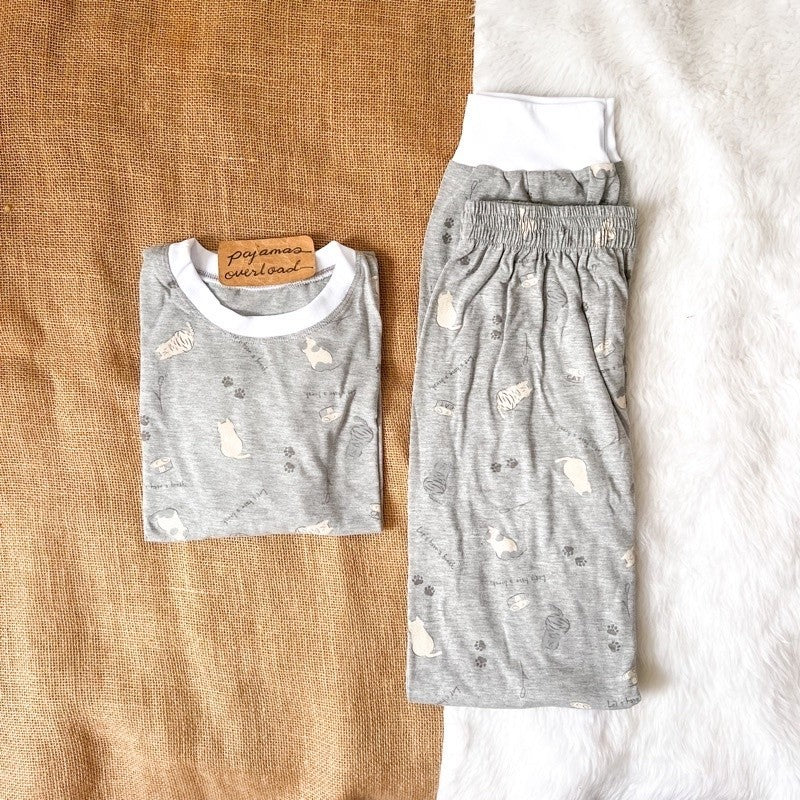 LEE | cotton shirt + pants pajama set | PajamasOverload