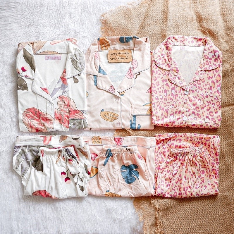 CHANDLER | polycotton shortsleeves + shorts pajama set | PajamasOverload