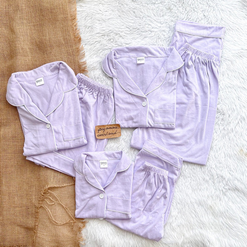 ZEUS PLAIN | cotton jersey shortsleeves top + shorts sleepwear pajama set | PajamasOverload