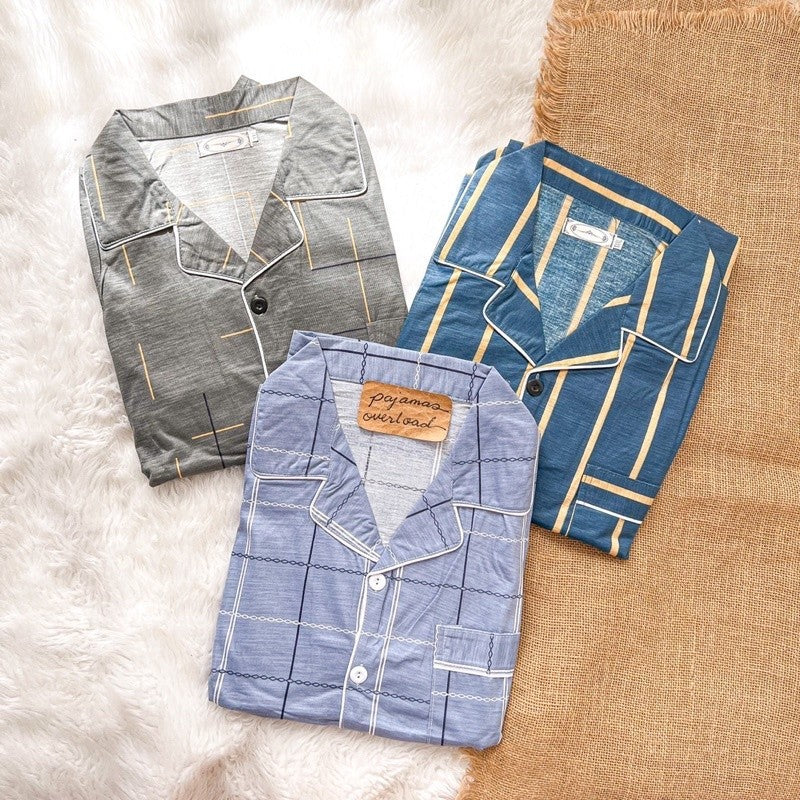 MIKE | polycotton pajama set for men | PajamasOverload