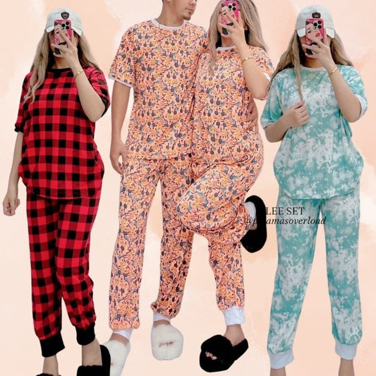 LEE | cotton shirt + pants pajama set | PajamasOverload