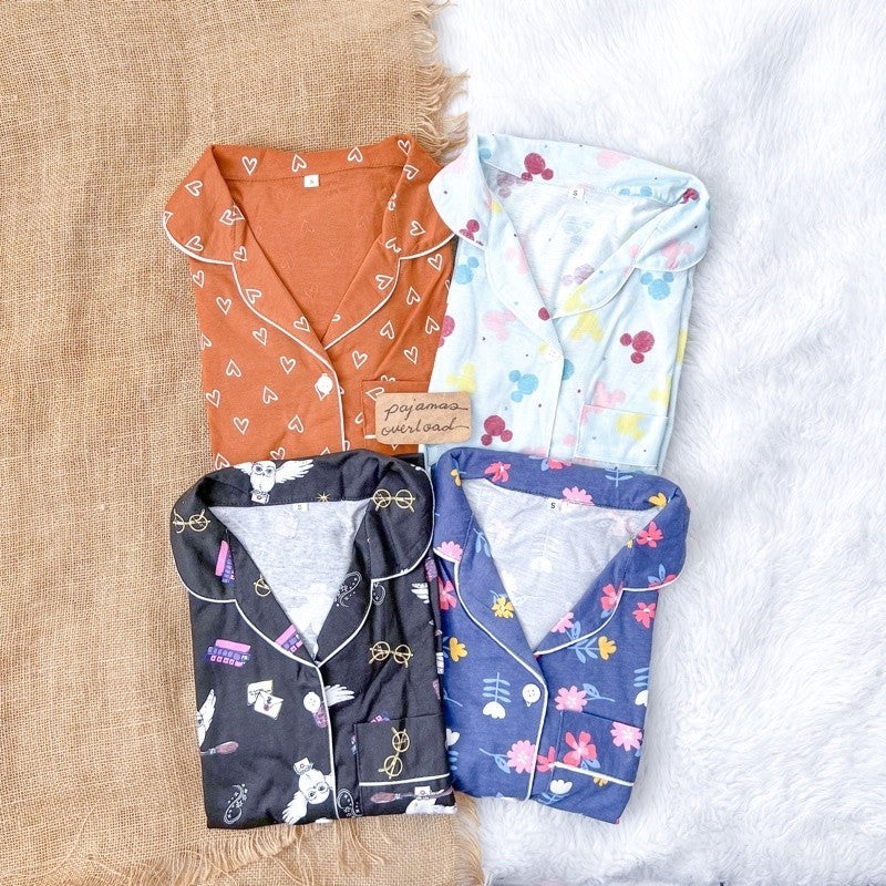 ZEUS | cotton jersey shortsleeves + shorts sleepwear pajama set | PajamasOverload