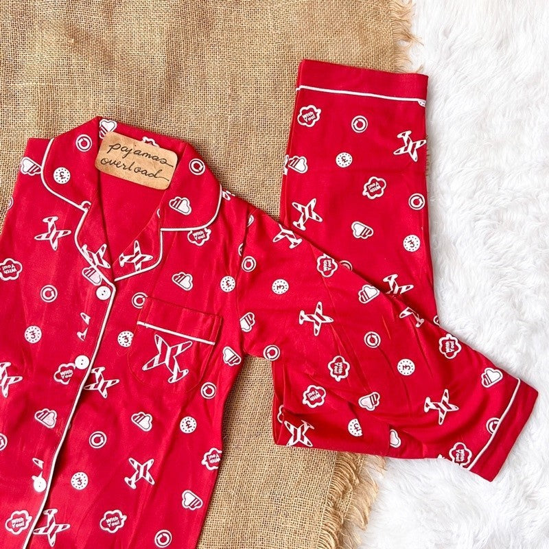 BINGO KIDS | polycotton longsleeves + pants sleepwear pajama set | PJOKIDS