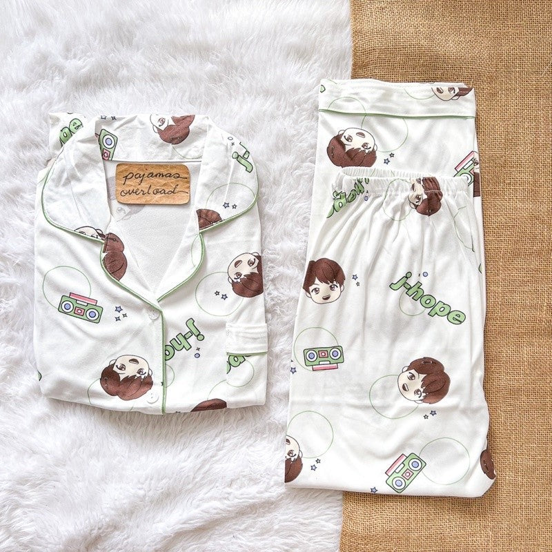 JOEY BTS TINYTAN | polycotton shortsleeves + pants pajama sleepwear set BTS | PajamasOverload