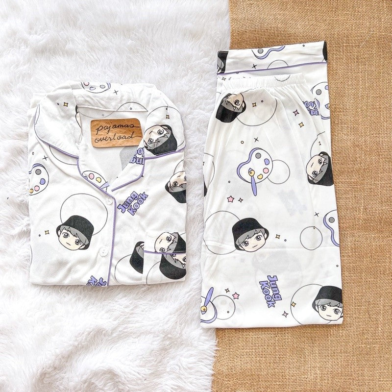 JOEY BTS TINYTAN | polycotton shortsleeves + pants pajama sleepwear set BTS | PajamasOverload