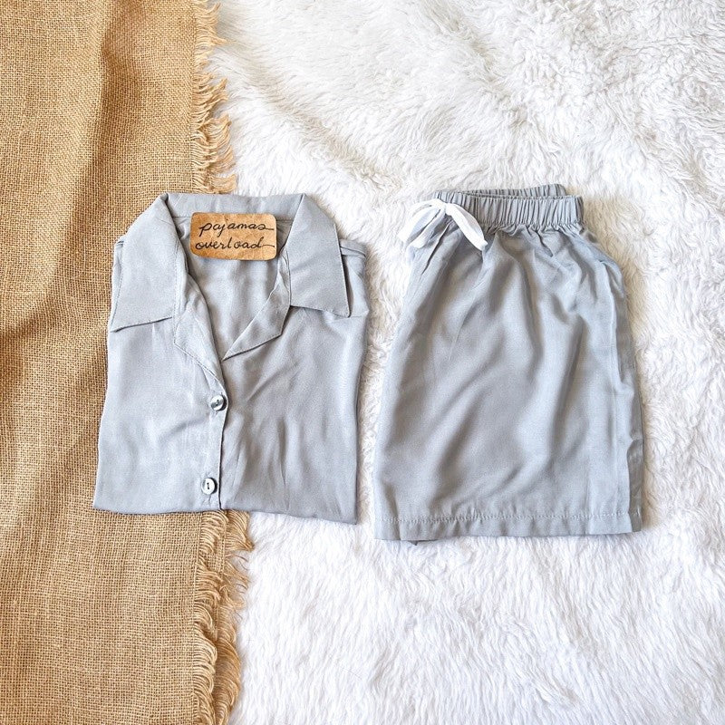 JOY | challis shortsleeves top + shorts sleepwear set | PajamasOverload