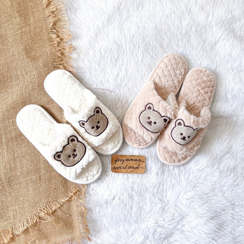 INDOOR WOOL SLIPPERS | opentoe | PajamasOverload