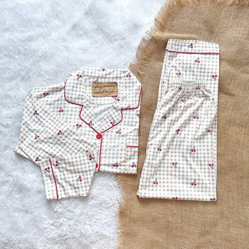 ROSS | polycotton longsleeves + pants pajama set | PajamasOverlaod