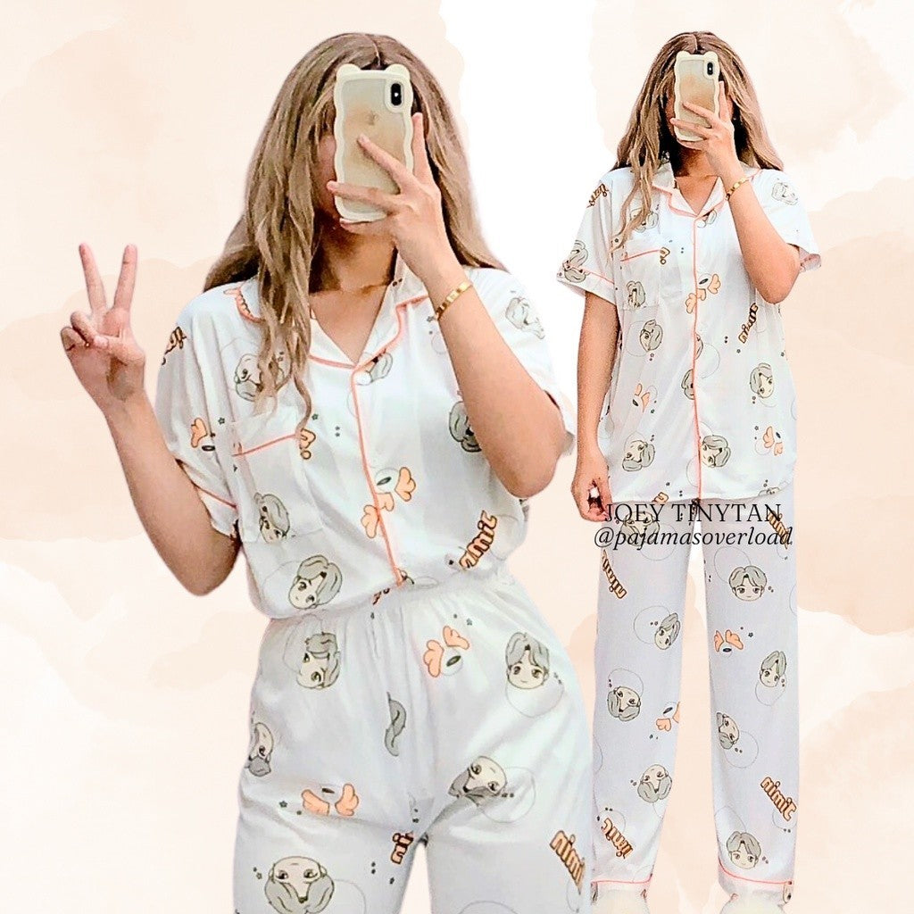 JOEY BTS TINYTAN | polycotton shortsleeves + pants pajama sleepwear set BTS | PajamasOverload