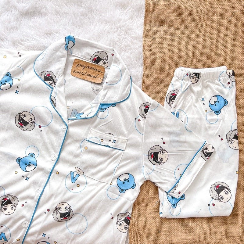 JOEY BTS TINYTAN | polycotton shortsleeves + pants pajama sleepwear set BTS | PajamasOverload