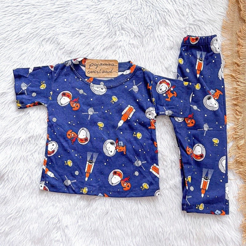 CAEL KIDS 2 | unisex tshirt + pants sleepwear pajama set | PajamasOverloadKids