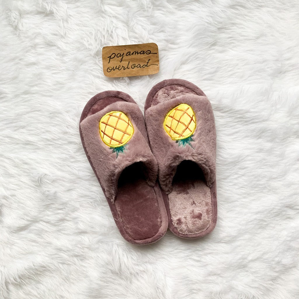 INDOOR WOOL SLIPPERS | opentoe | PajamasOverload