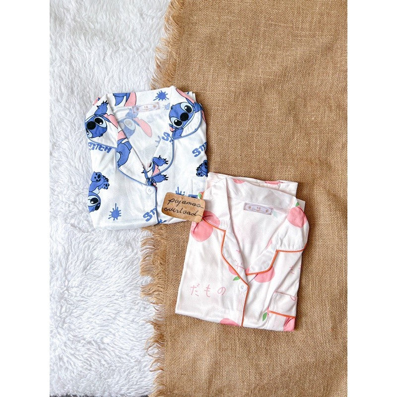 BLUEY KIDS | polycotton shortsleeves + pants sleepwear pajama set | PJOKIDS