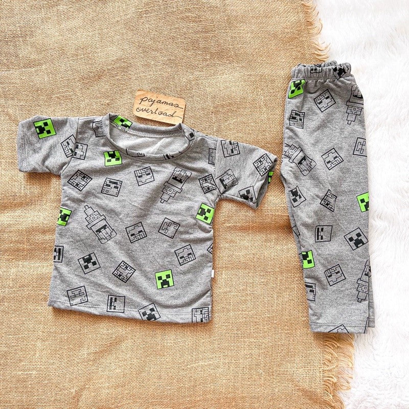 CAEL KIDS | unisex tshirt + pants pajama sleepwear set | PajamasOverloadKids