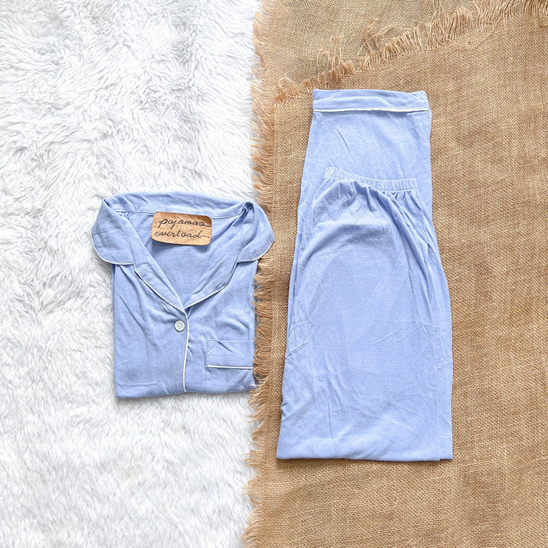 ZEUS PANTS | cotton jersey shortsleeves top + pants pajama set | PajamasOverload