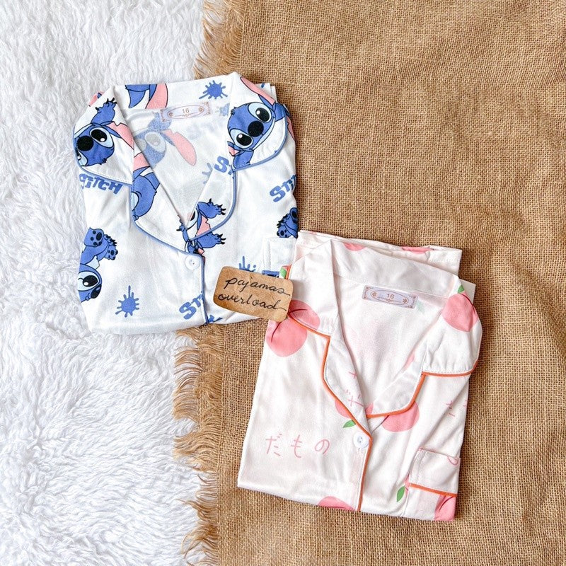 BLUEY KIDS | polycotton shortsleeves + pants sleepwear pajama set | PJOKIDS