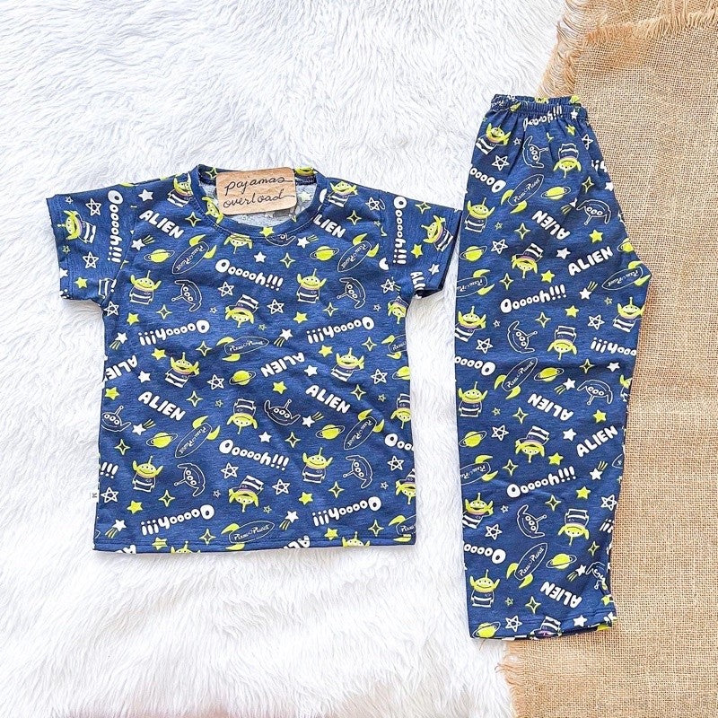 CAEL KIDS 2 | unisex tshirt + pants sleepwear pajama set | PajamasOverloadKids