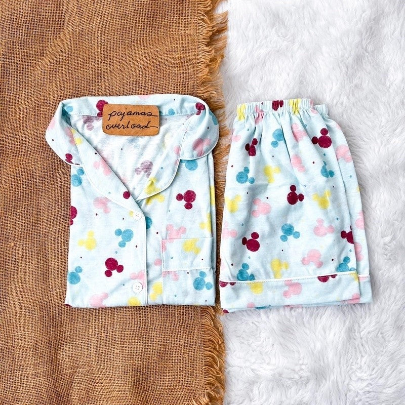 ZEUS | cotton jersey shortsleeves + shorts sleepwear pajama set | PajamasOverload