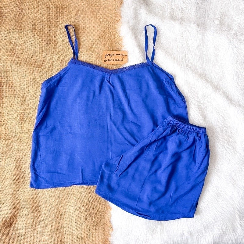 BLAIRE | challis sleeveless cami top + sexy shorts sleepwear set | PajamasOverload