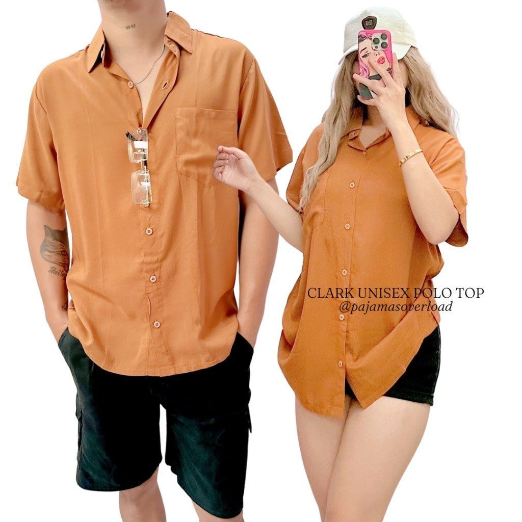 CLARK | challis unisex buttondown top | PajamasOverload