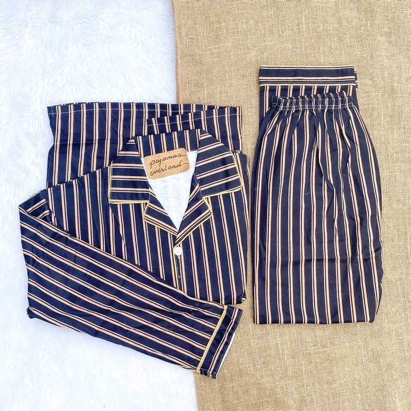 MIKE LONG SLEEVES | polycotton longsleeves top + pants pajama set for MEN | PajamasOverload