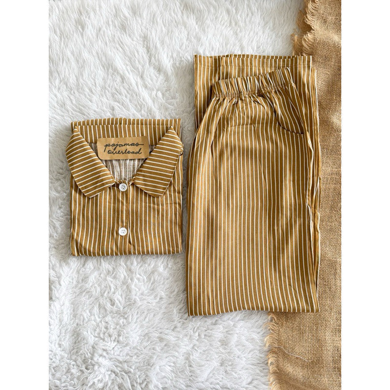 JULIANA PANTS | soft linen shortsleeves + pants buttondown set | PajamasOverload
