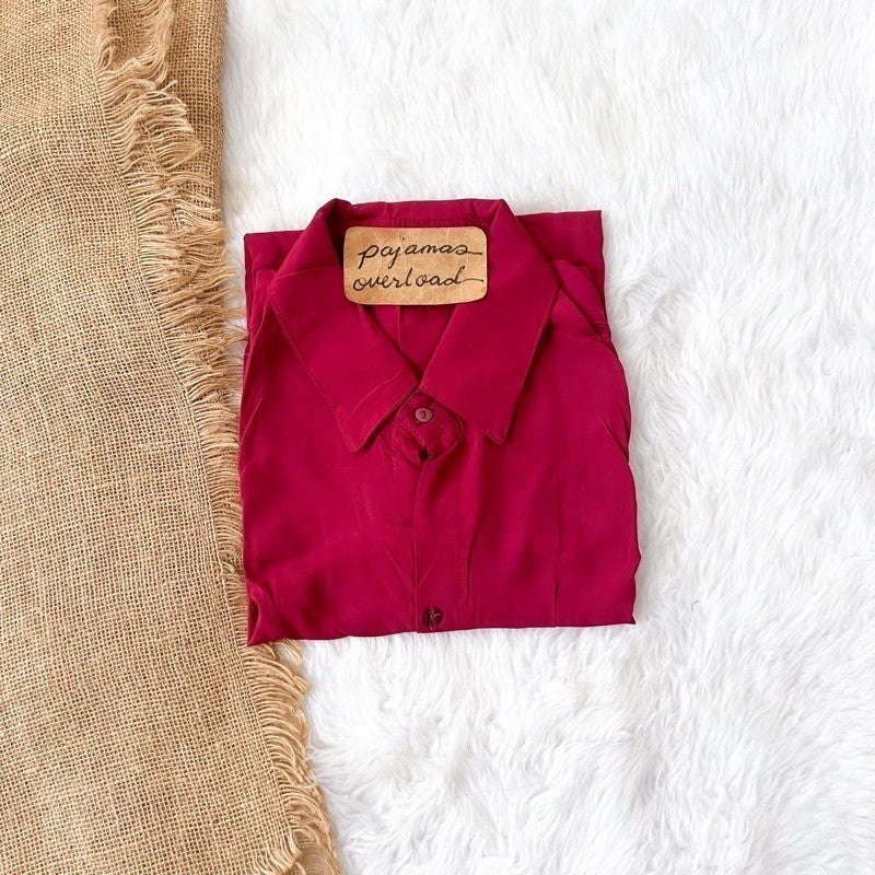 CLARK | challis unisex buttondown top | PajamasOverload