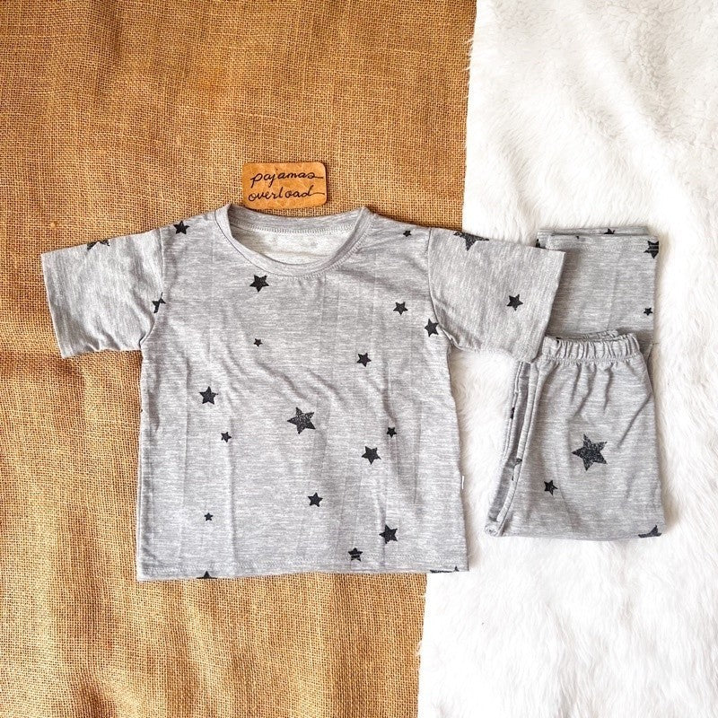 CAEL KIDS | unisex tshirt + pants pajama sleepwear set | PajamasOverloadKids