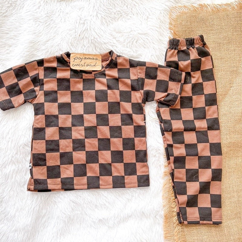 CAEL KIDS | unisex tshirt + pants pajama sleepwear set | PajamasOverloadKids