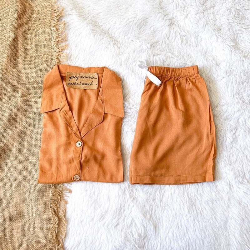 JOY | challis shortsleeves top + shorts sleepwear set | PajamasOverload