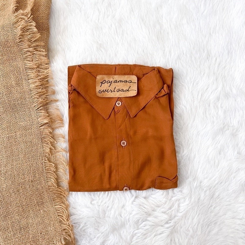 CLARK | challis unisex buttondown top | PajamasOverload