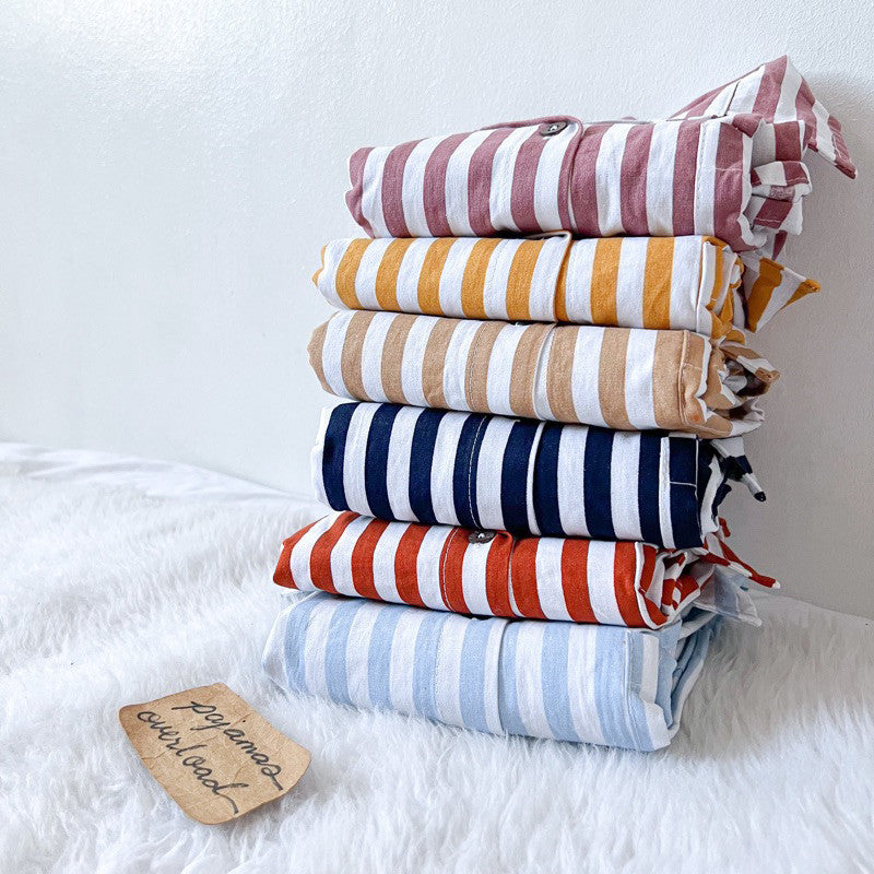 REI SET | cotton linen longsleeves oversized top + shorts loungewear set | PajamasOverload