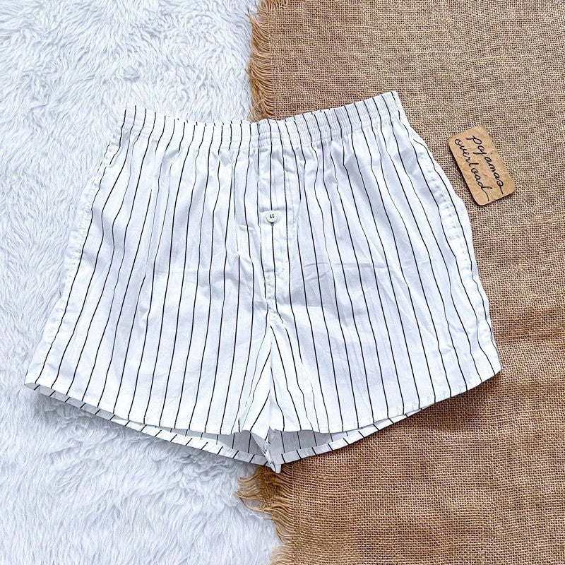 MANNY SMALL | cotton woven boxer shorts sleepwear pambahay | PajamasOverload