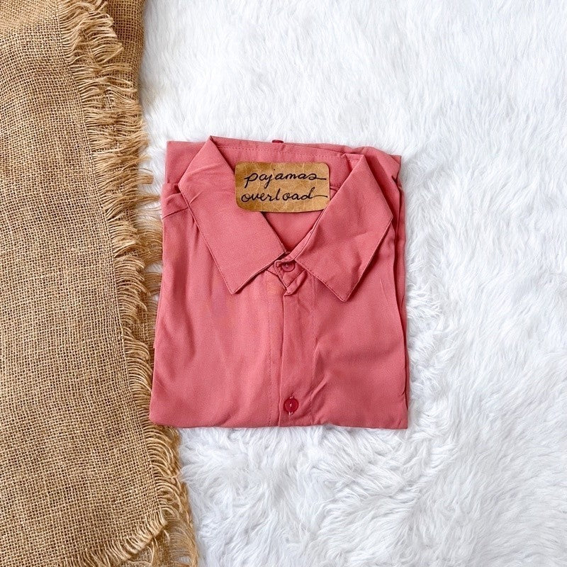 CLARK | challis unisex buttondown top | PajamasOverload