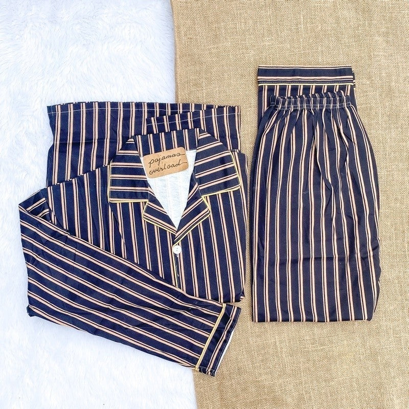 MIKE LONG SLEEVES | polycotton longsleeves top + pants pajama set for MEN | PajamasOverload