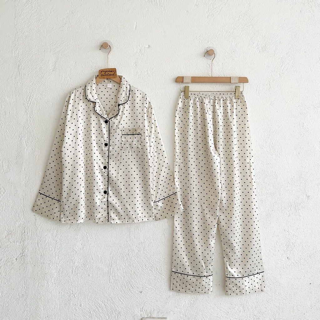 INA | satin longsleeves + pants sleepwear pajama set | PajamasOverload