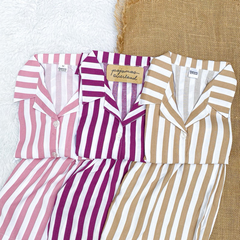 JOY LIMITED PRINT | challis/softlinen shortsleeves + shorts sleepwear pajama set | PajamasOverload