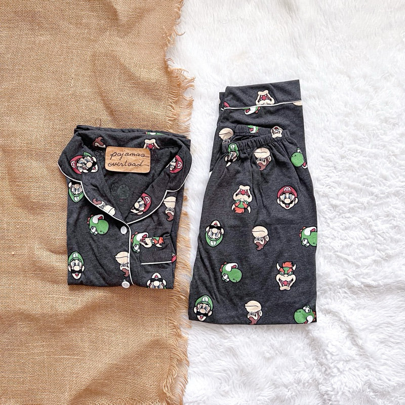 ZEUS PANTS | cotton jersey shortsleeves top + pants pajama set | PajamasOverload