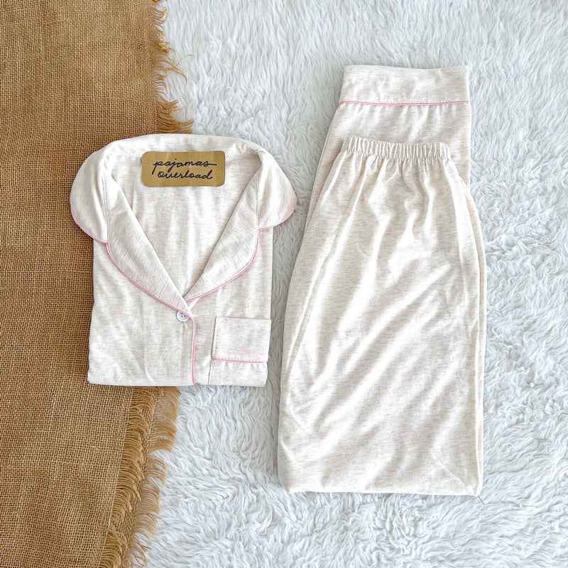 ZEUS PANTS | cotton jersey shortsleeves top + pants pajama set | PajamasOverload