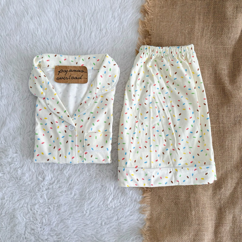 ZEUS | cotton jersey shortsleeves + shorts sleepwear pajama set | PajamasOverload