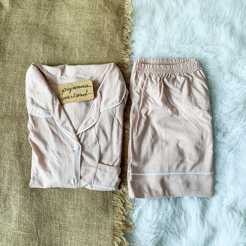 ZEUS | cotton jersey shortsleeves + shorts sleepwear set | PajamasOveroad